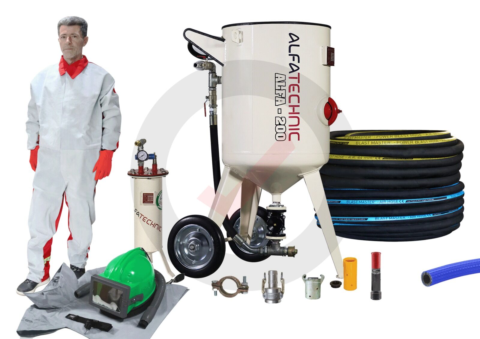 Kumlama Kazanı Otomatik - 200 lt - SGV - FULL SET