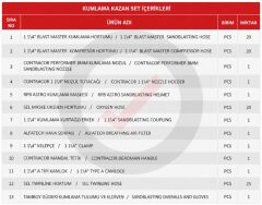Kumlama Kazanı Otomatik - 200 lt - SGV - FULL SET