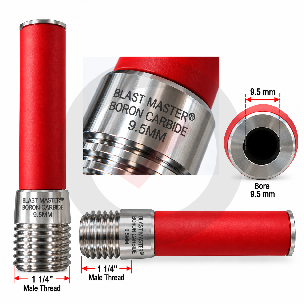 BLAST MASTER BORON CARBIDE 9,5MM KUMLAMA NOZULU