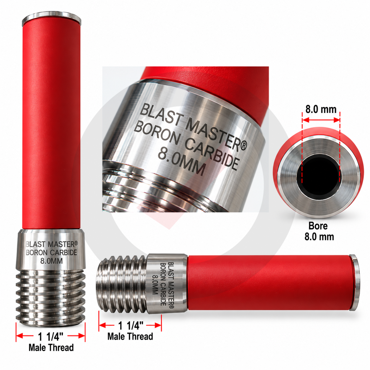 BLAST MASTER BORON CARBIDE 8MM KUMLAMA NOZULU